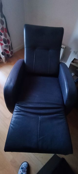 sofá + sillón reclinable