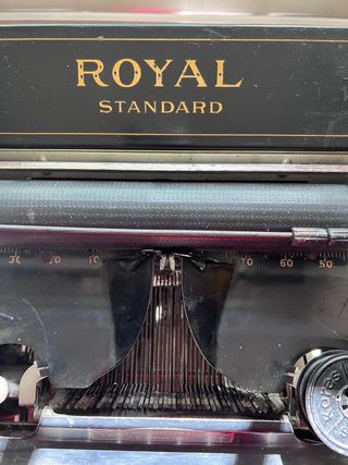 Maquina de escribir royal standard