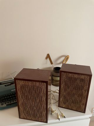 Tocadiscos y Altavoces antiguos, vintage