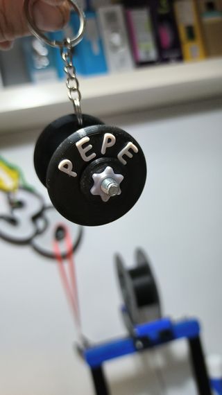 Llavero Mancuerna personalizado