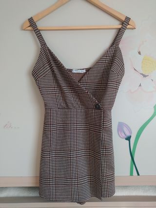 Vestido - pantalón cuadros 