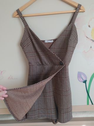 Vestido - pantalón cuadros 