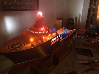 maqueta remolcador salvamento maritimo