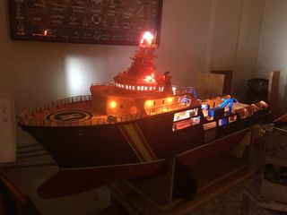 maqueta remolcador salvamento maritimo