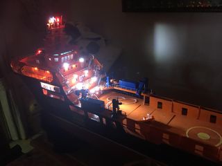 maqueta remolcador salvamento maritimo