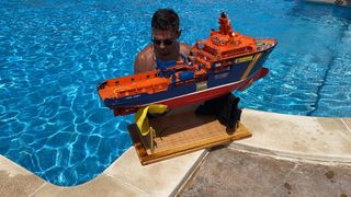 maqueta remolcador salvamento maritimo