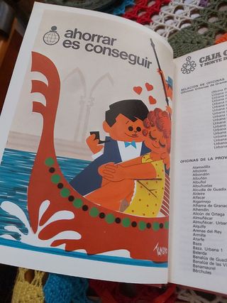 Libro agenda del ama de casa 1982