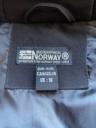  Parka de mujer marca GEOGRAPHICAL NORWAY