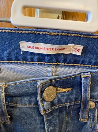 Levis tejanos mile high super skinny