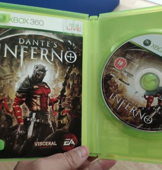Juego Dantes inferno,xbox360,compatible seriesX