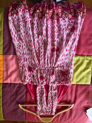 Vestido cóctel fiesta estampado