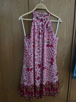 Vestido cóctel fiesta estampado