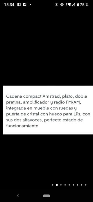 Cadena de música Amstrad