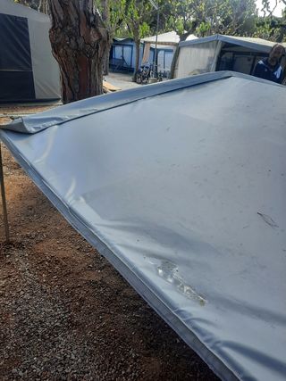 sobreavance carpa camping