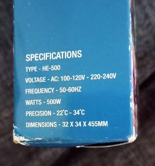 Aquaking Calentador de agua electrónico 500W (HE-5