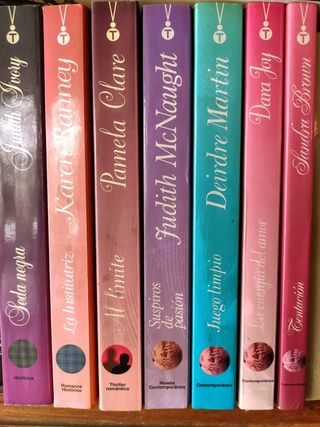 PACK 7 LIBROS DE NOVELA ROMANTICA. Ed Talismán