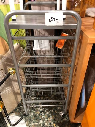 Cajonera metálica para la cocina