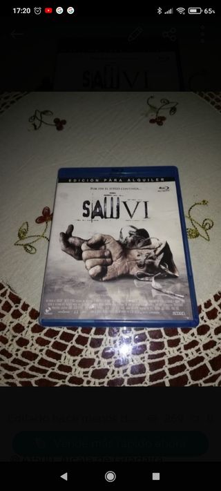blue Ray original ,Saw VI