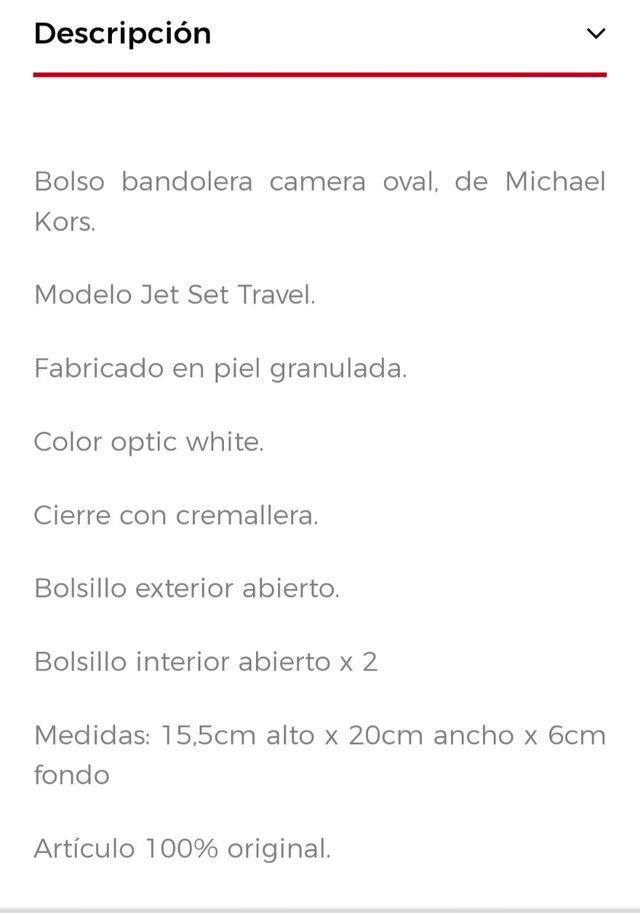 bolso bandolera Michael kors