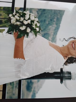 traje de novia. 