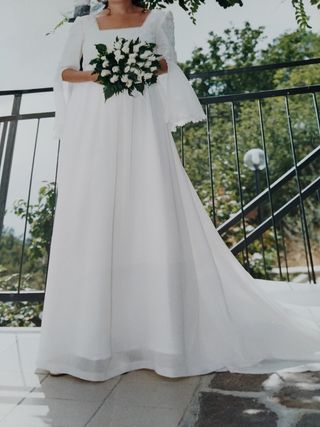 traje de novia. 