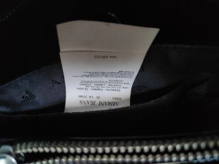Bolso negro charol Armani Jeans