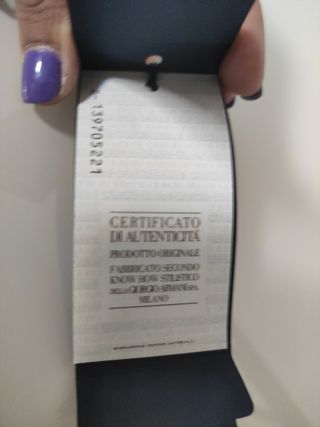 Bolso negro charol Armani Jeans