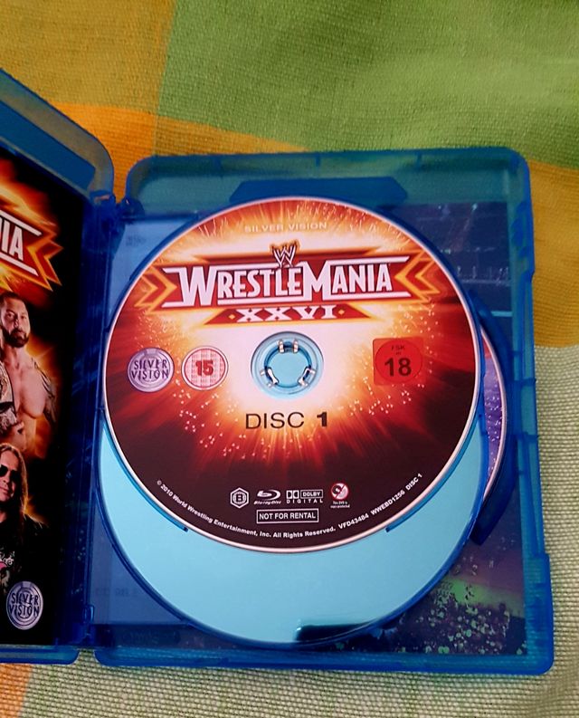WRESTLEMANIA 26 Blu-Ray nuevo