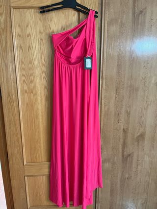 Vestido de fiesta largo Rosa Fucsia