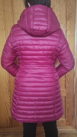 abrigo plumas reversible