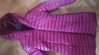 abrigo plumas reversible