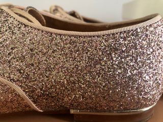 Zapato Oxford glitter rosa Bimba y Lola