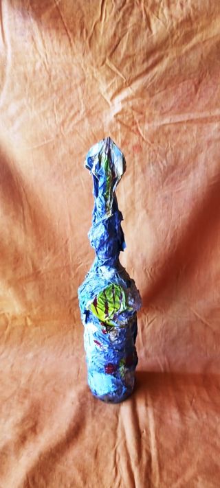 Botella Decoración escultura Arte William