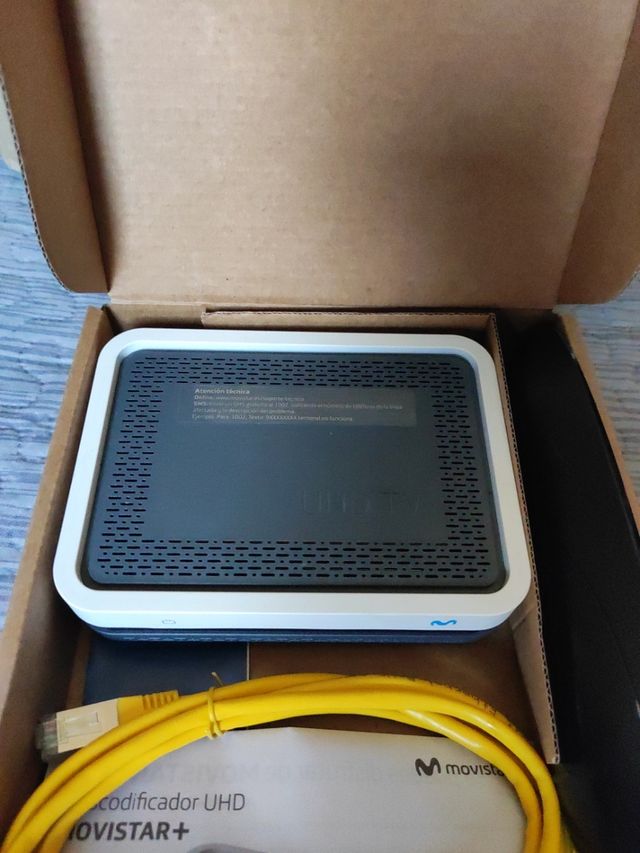  2 Descodificador Movistar UHD - 4K por Cable  