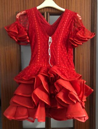 Traje de flamenca.