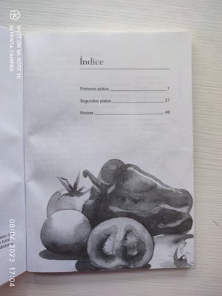 Libro sabrosas y fáciles recetas de cocina