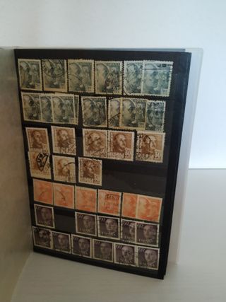 album clasificador con sellos