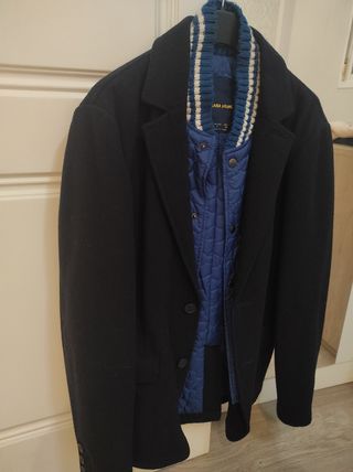blazer/ americana azul marino de hombre