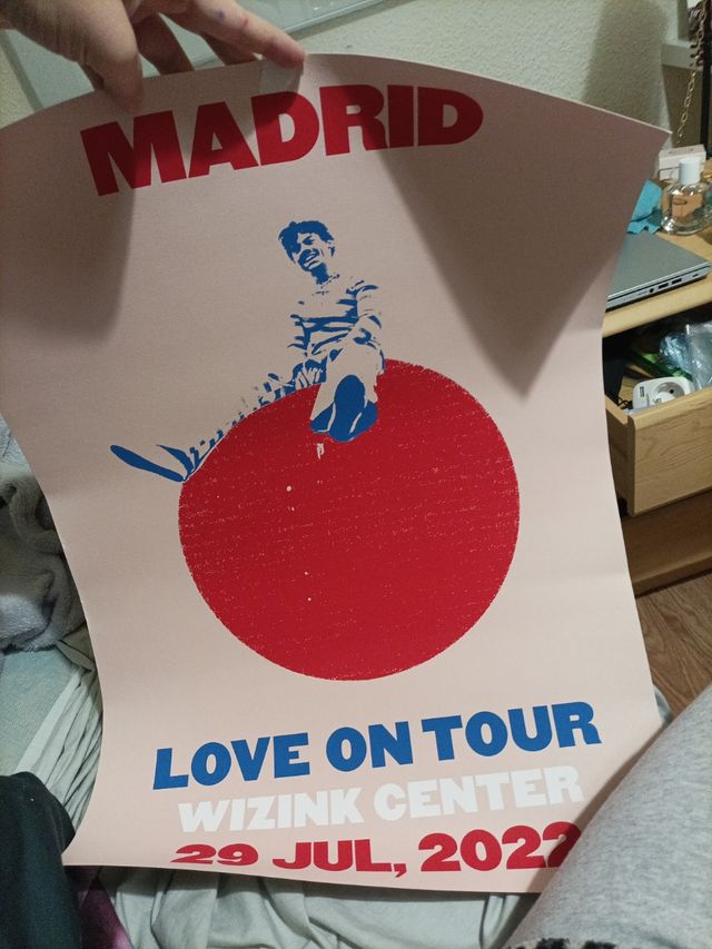 Poster Harry Styles Love on Tour Madrid
