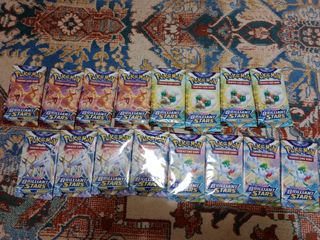 lote de replica 16 sobres de brillant Star Pokémon