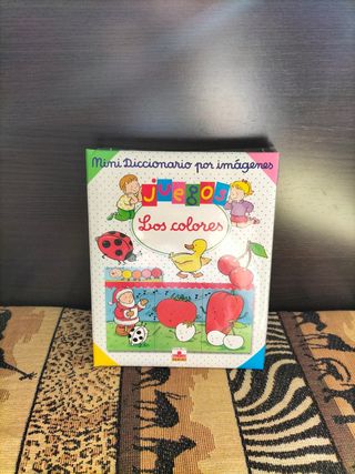 libro juego los colores minidiccionario con imagen