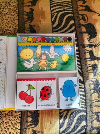libro juego los colores minidiccionario con imagen