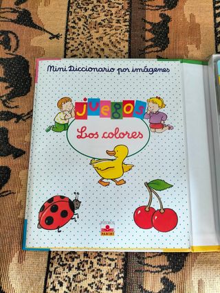 libro juego los colores minidiccionario con imagen