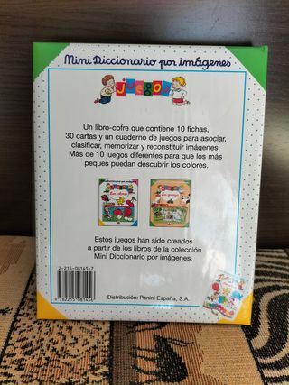 libro juego los colores minidiccionario con imagen