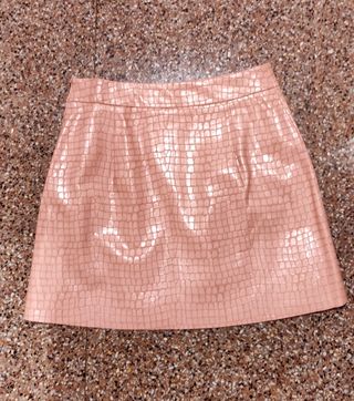 Falda efecto piel cocodrilo 38