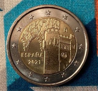 2€ ESPAÑA 2021 TOLEDO S/c