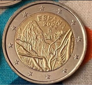 2€ ESPAÑA 2022 Parque Nacional de Garajonay S/c