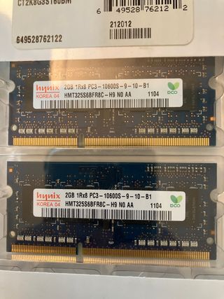 Kit memoria ram Mackbook Pro (4 Gb)