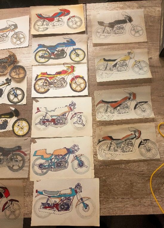 bocetos prediseño de bultaco streaker