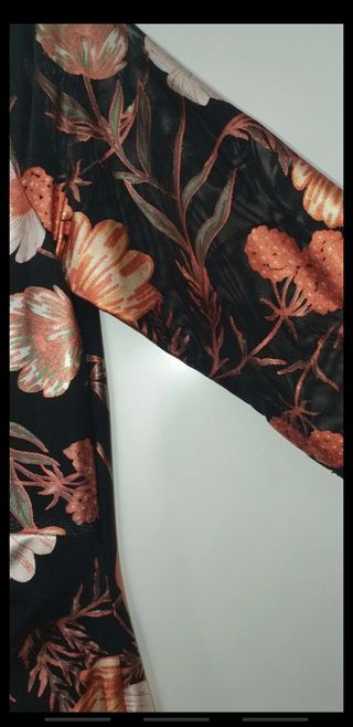 Vestido ceremonia estampado nuevo